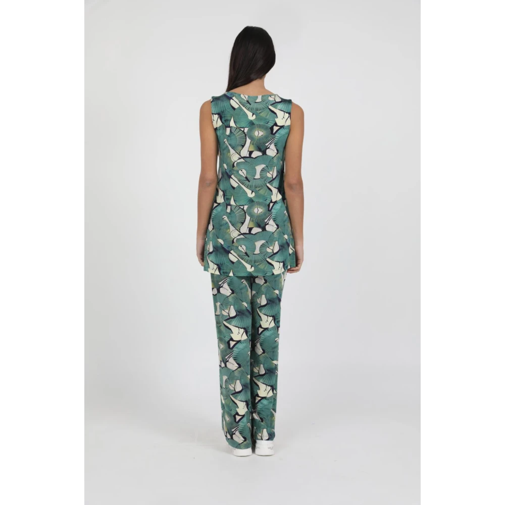 Alpha Studio Stijlvolle Casacca voor vrouwen Green Dames