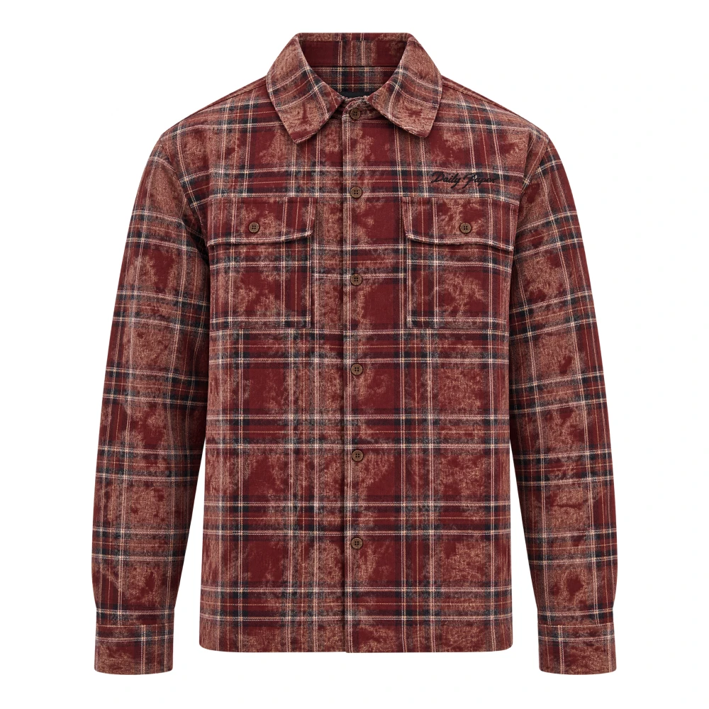 Daily Paper Madder Brown Camicia Flanella Check - Immagine 3