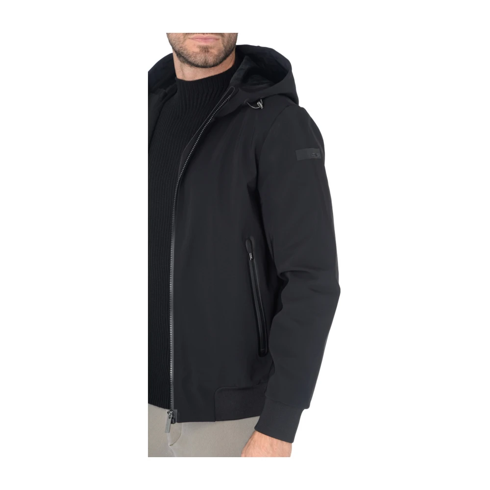 RRD Zwarte Winter Thermo Stretch Jas Black Heren