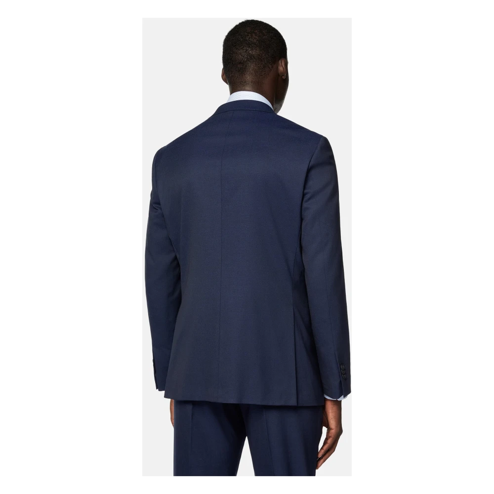 Boggi Milano Wol Stretch Pak Anversa Blue Heren