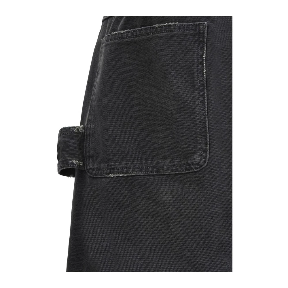 Golden Goose High Waist Jeans met Applicatiedetails Black Heren