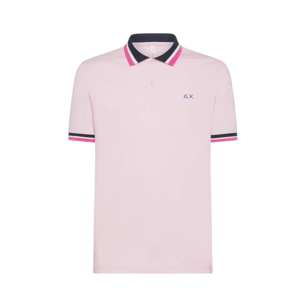 Sun68 Roze T-shirts en Polos Pink Heren