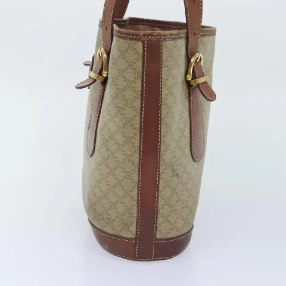 Celine Vintage Pre-owned Canvas totes Beige Dames