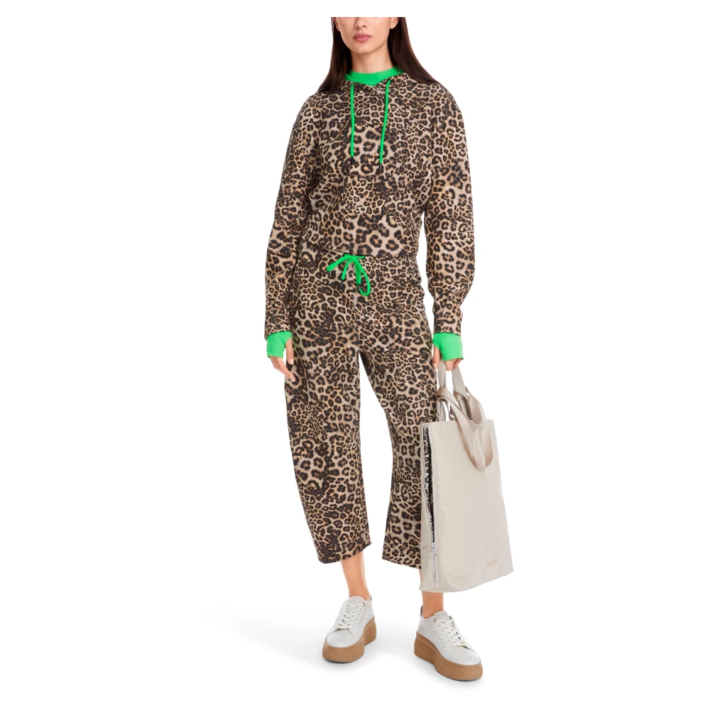 Marc Cain O-Shape broek Retiro Brown Dames