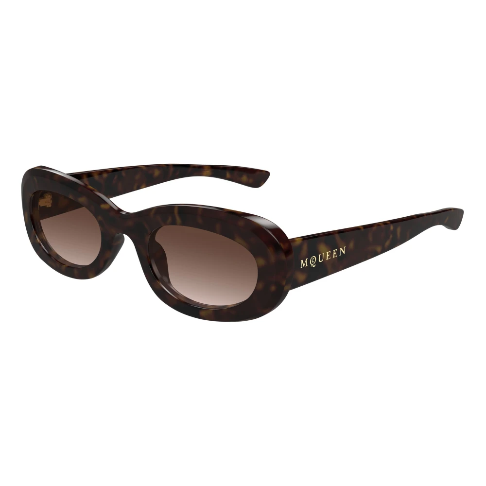 Alexander Mcqueen Women's Brown Sunglasses, 53 Mm, Sunglasses