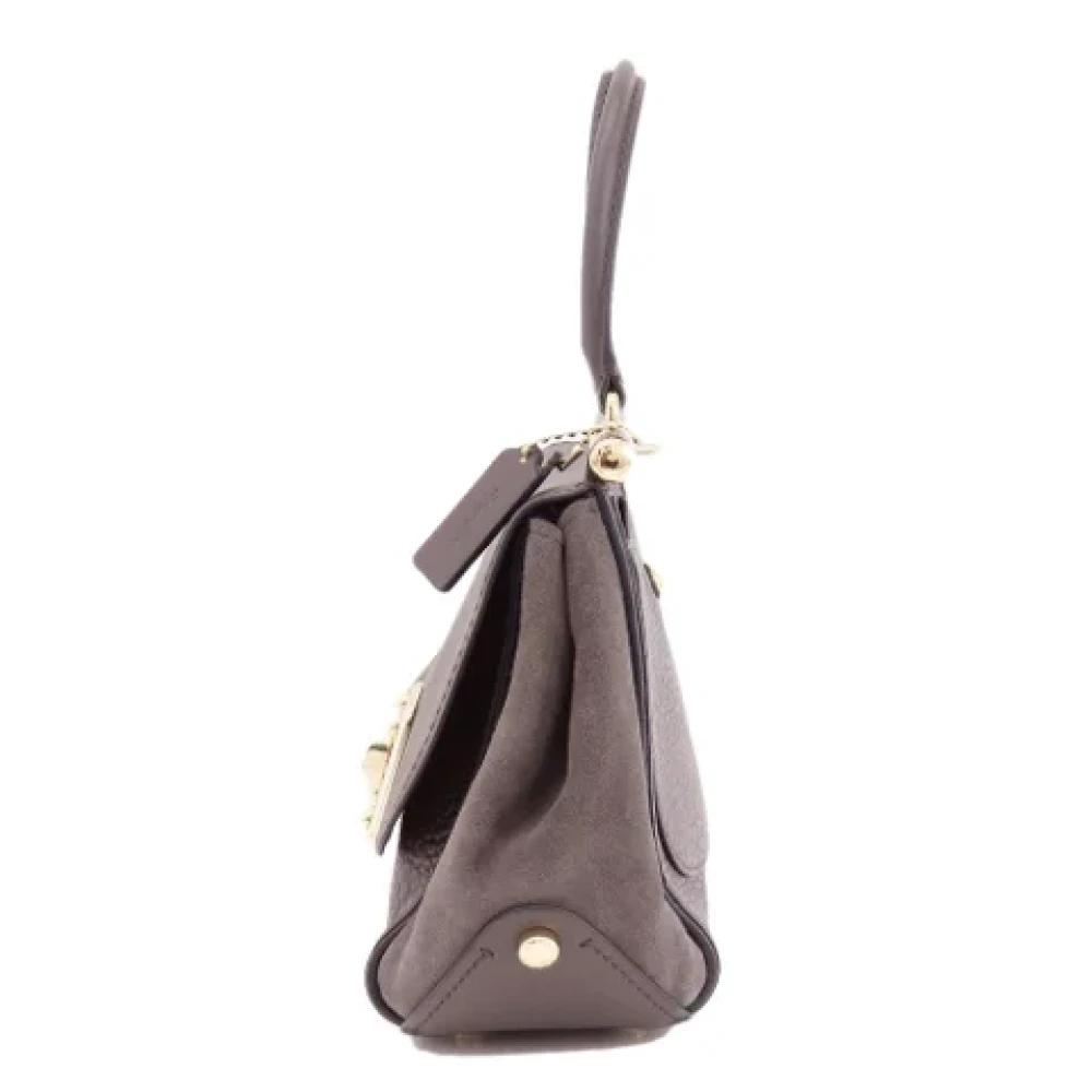 Coach Pre-owned Leather handbags Brown Dames