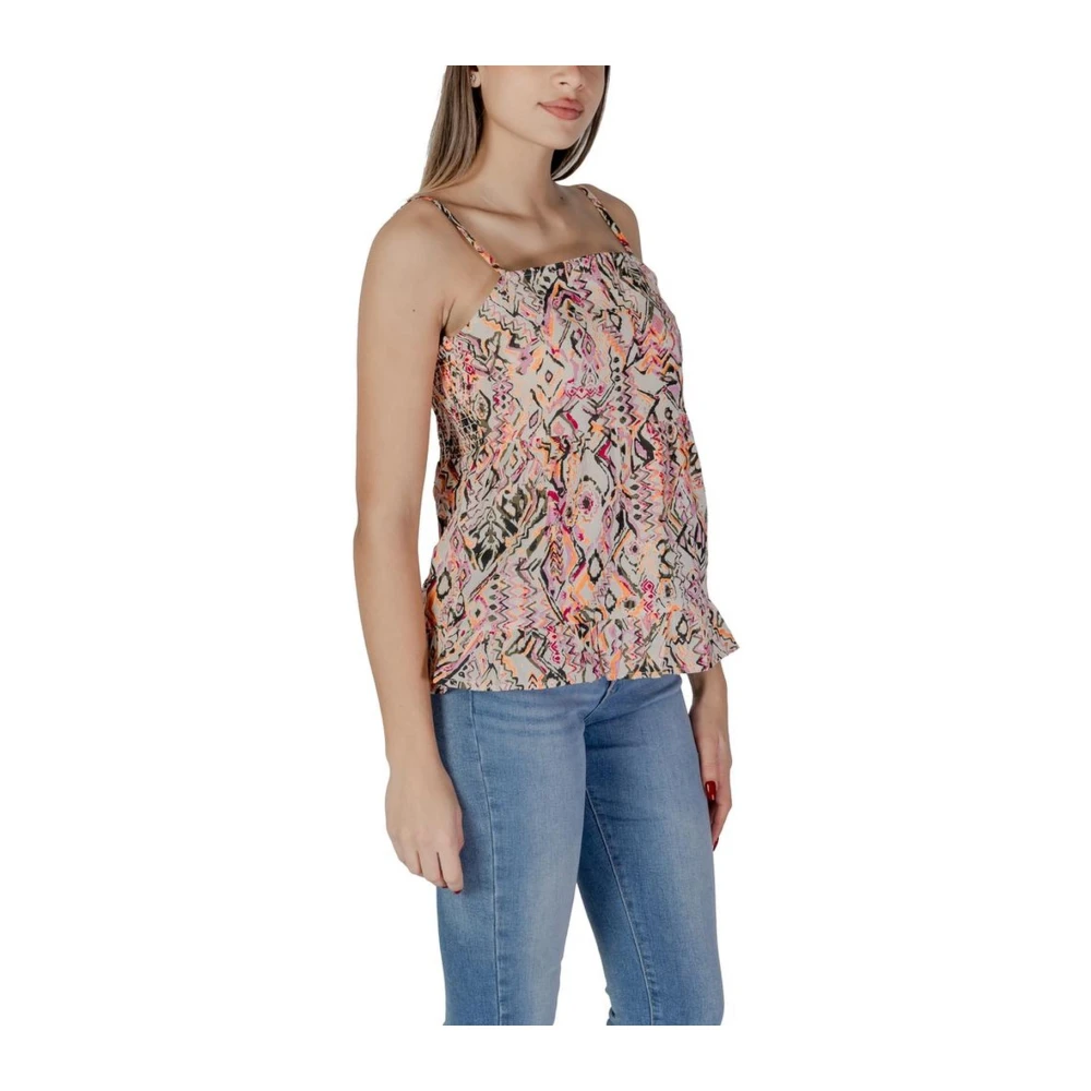 b.Young Multicolor katoenen top Dames T-shirt Multicolor Dames