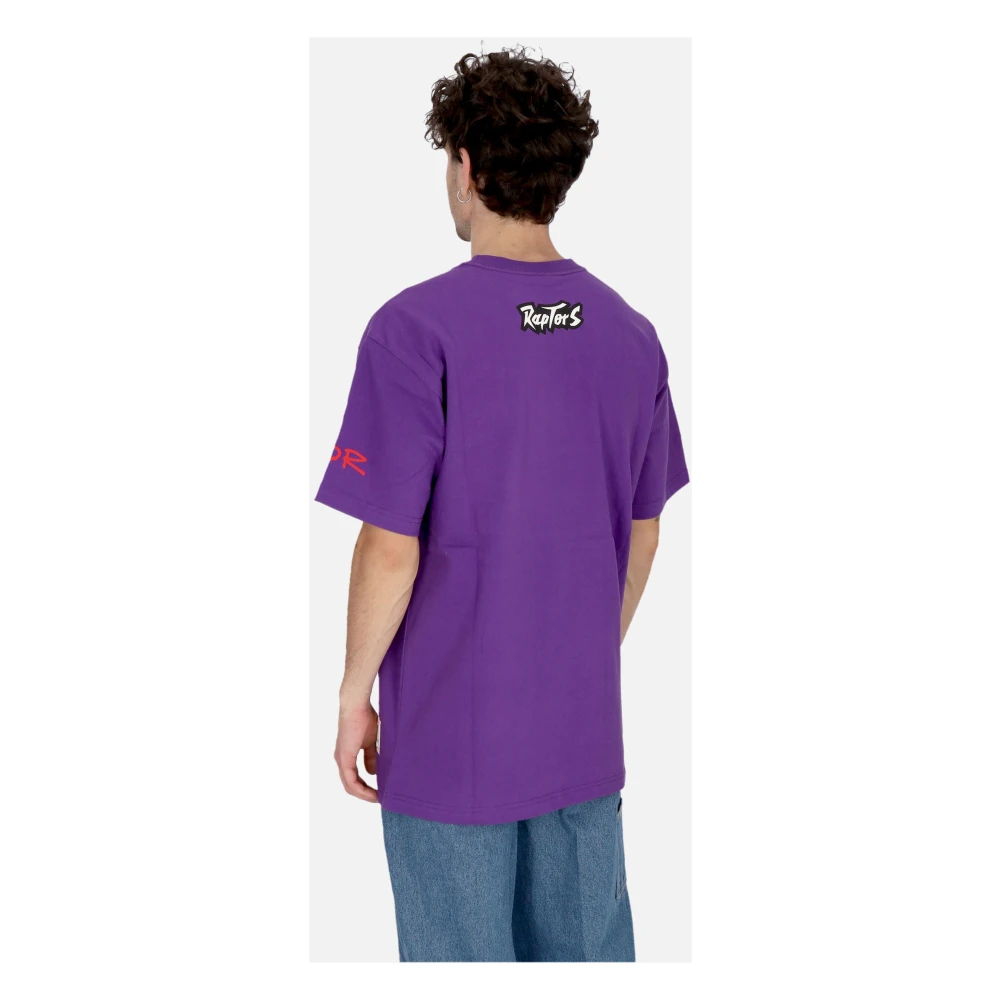 Mitchell & Ness Vintage NBA Tee Vince Carter Toronto Purple Heren