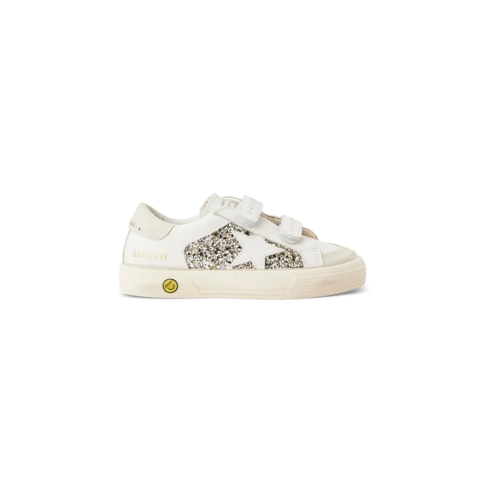 Golden Goose Vita Sneakers med Platina Glitter Multicolor, Flicka