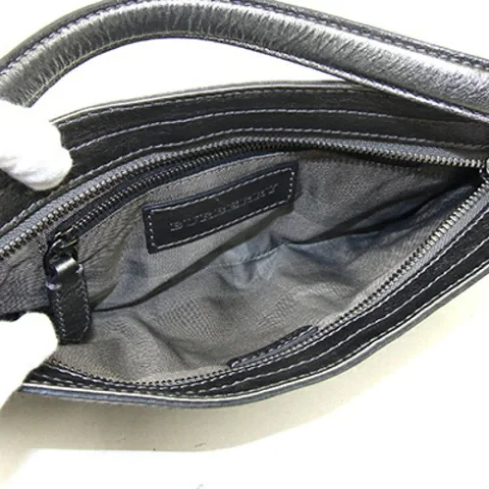 Burberry Vintage Pre-owned Fabric handbags Gray Dames