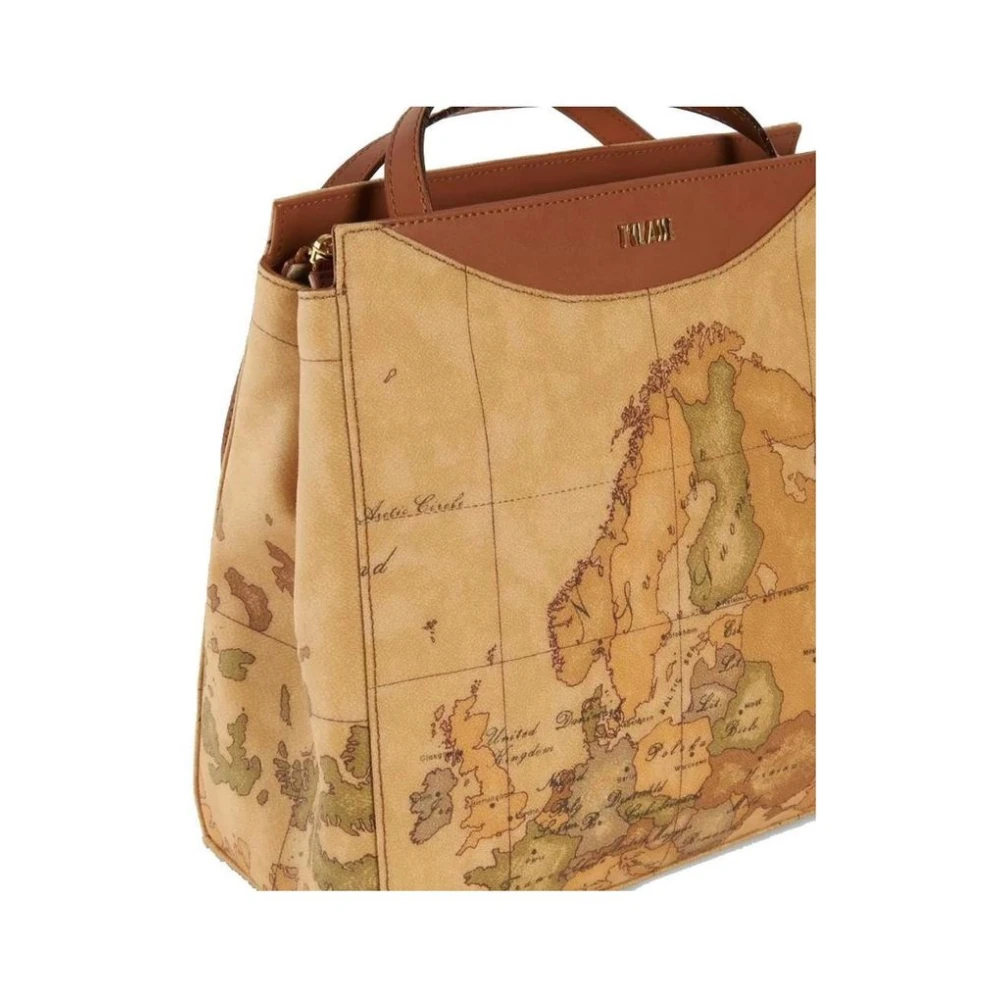 Alviero Martini 1a Classe Stijlvolle Rugzak voor Dagelijks Gebruik Beige Dames