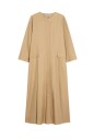 robe-evasee-en-twill-de-coton