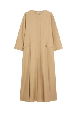 cotton-twill-flared-dress