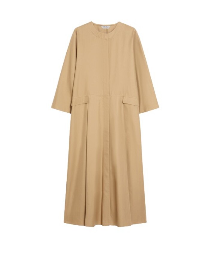 robe-evasee-en-twill-de-coton
