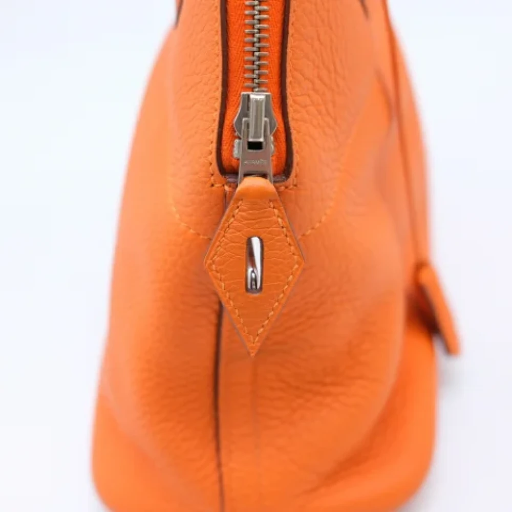 Hermès Vintage Pre-owned Fabric handbags Orange Dames