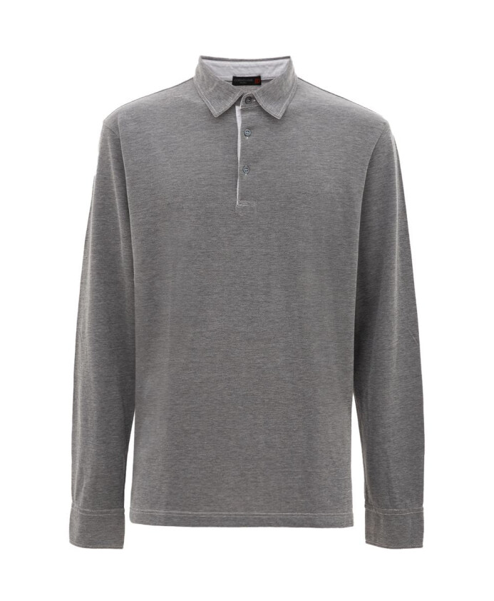 polo-en-coton-gris