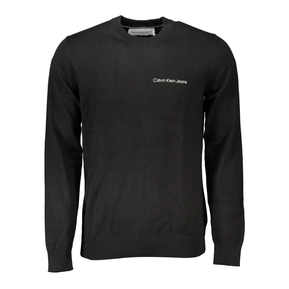 Calvin Klein Heren Zwarte Longsleeve T-shirt Black Heren
