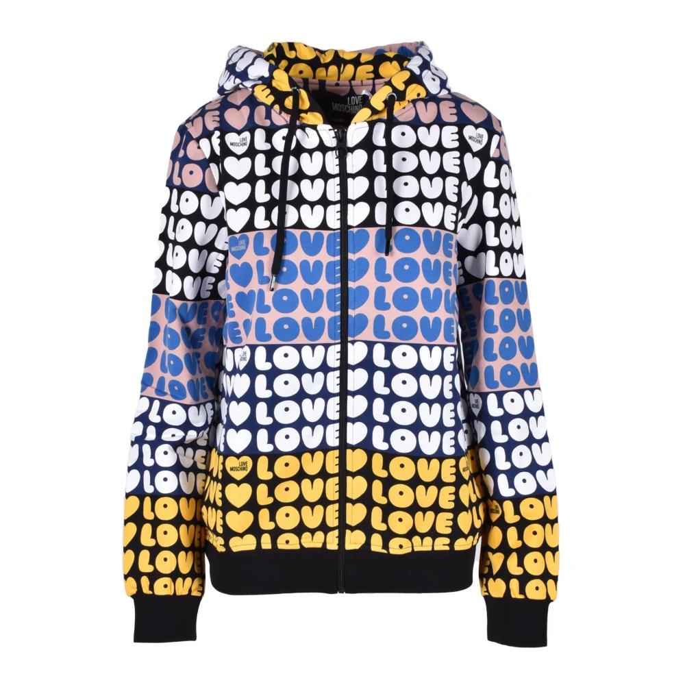 Love Moschino Katoen Elastaan Sweater Multicolor Dames