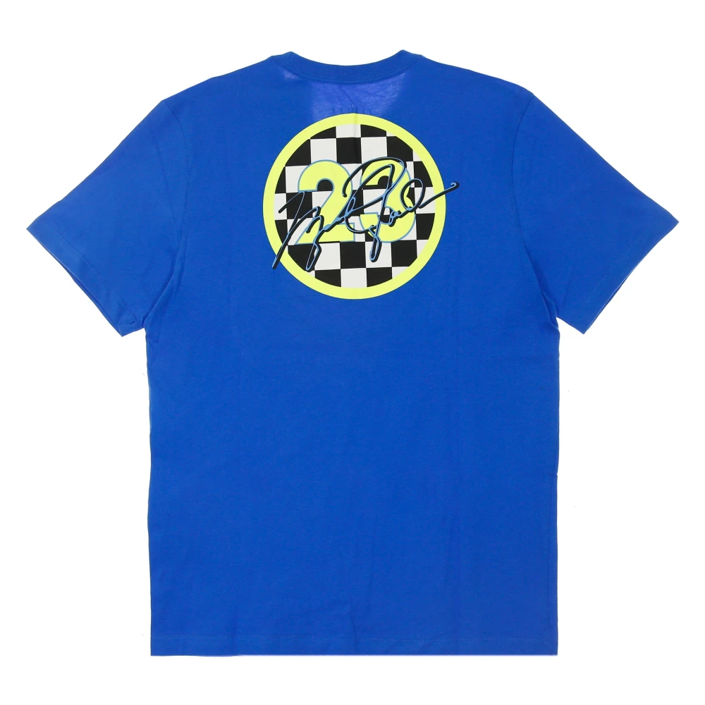 Jordan Sportieve Race Hybrid Crew T-Shirt Blauw Blue Heren