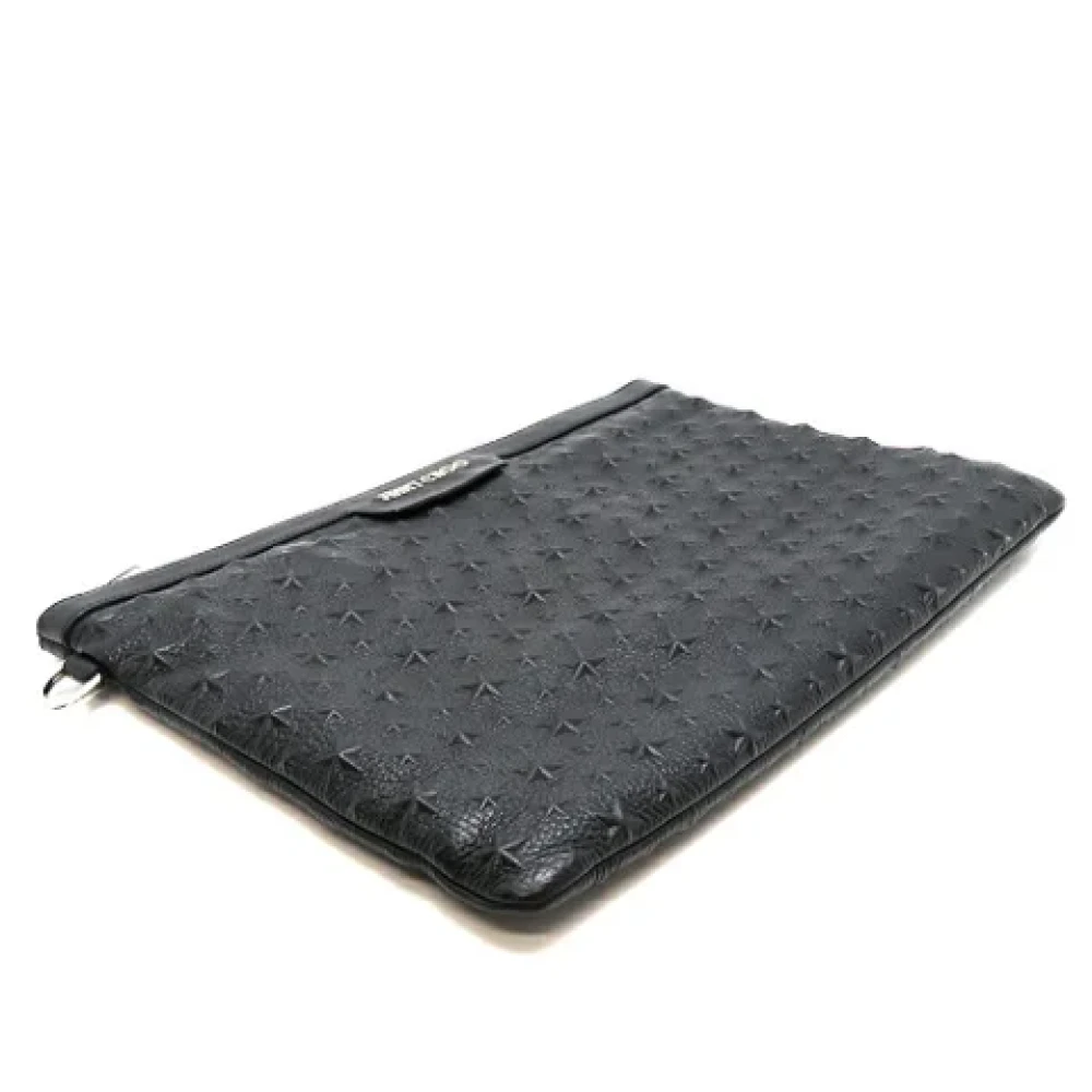 Jimmy Choo Pre-owned Fabric clutches Black Dames
