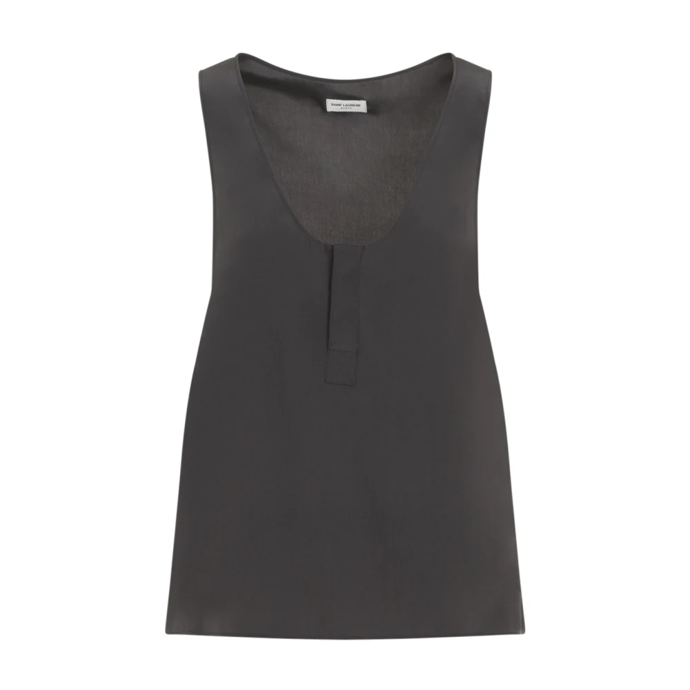 Saint Laurent Grijze Topwear voor Vrouwen Ss24 Gray Dames