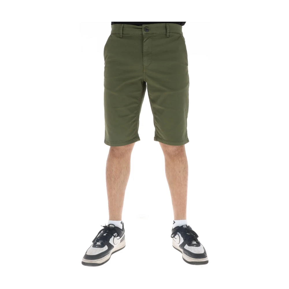 Lyle & Scott Stretch katoenen shorts voor heren Green Heren