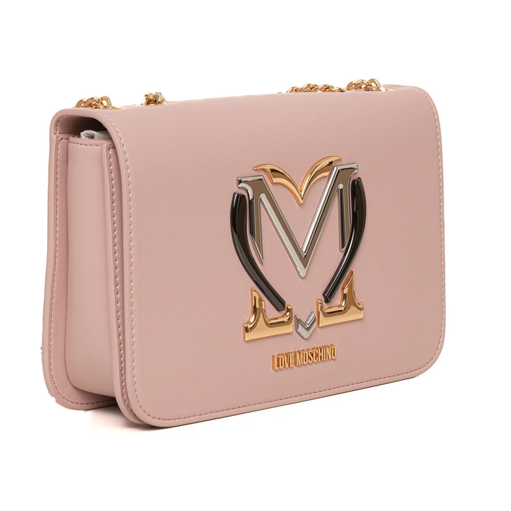 Love Moschino Schoudertas met verborgen sluiting Pink Dames