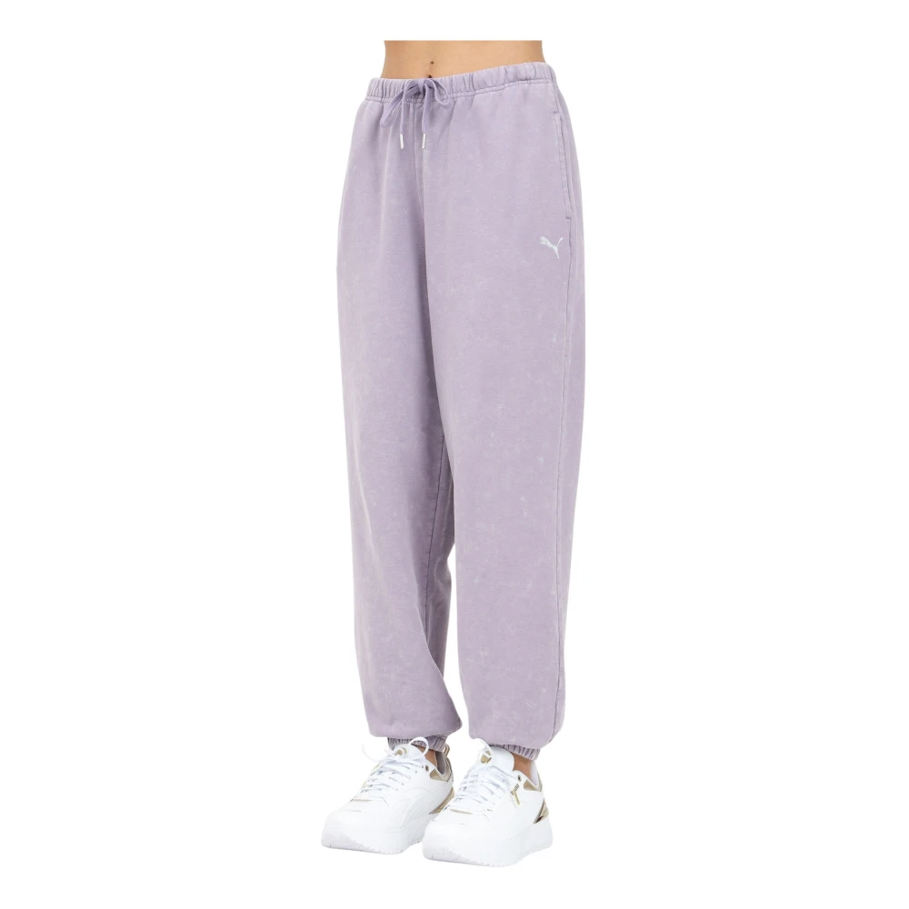 Puma Dare TO Lila Sportiga Byxor Purple, Dam