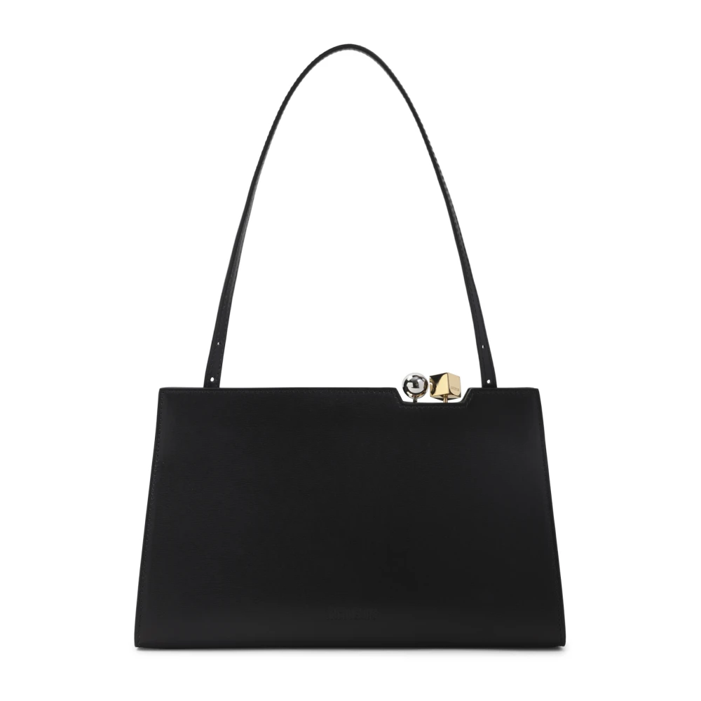 Jacquemus Donna Nero - Borsa A Mano Le Salon - Bags - One Size