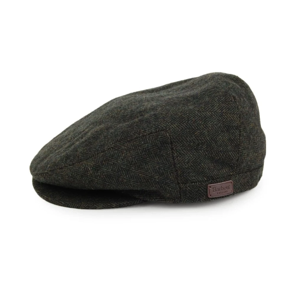 Barbour Gestippelde Wol Coppola Hoed Green Unisex