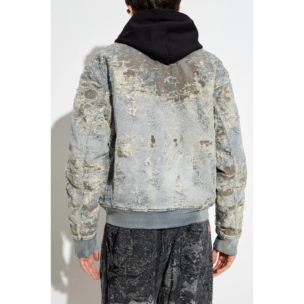 Diesel Denim jack D-Muddy-Fsf Blue Heren