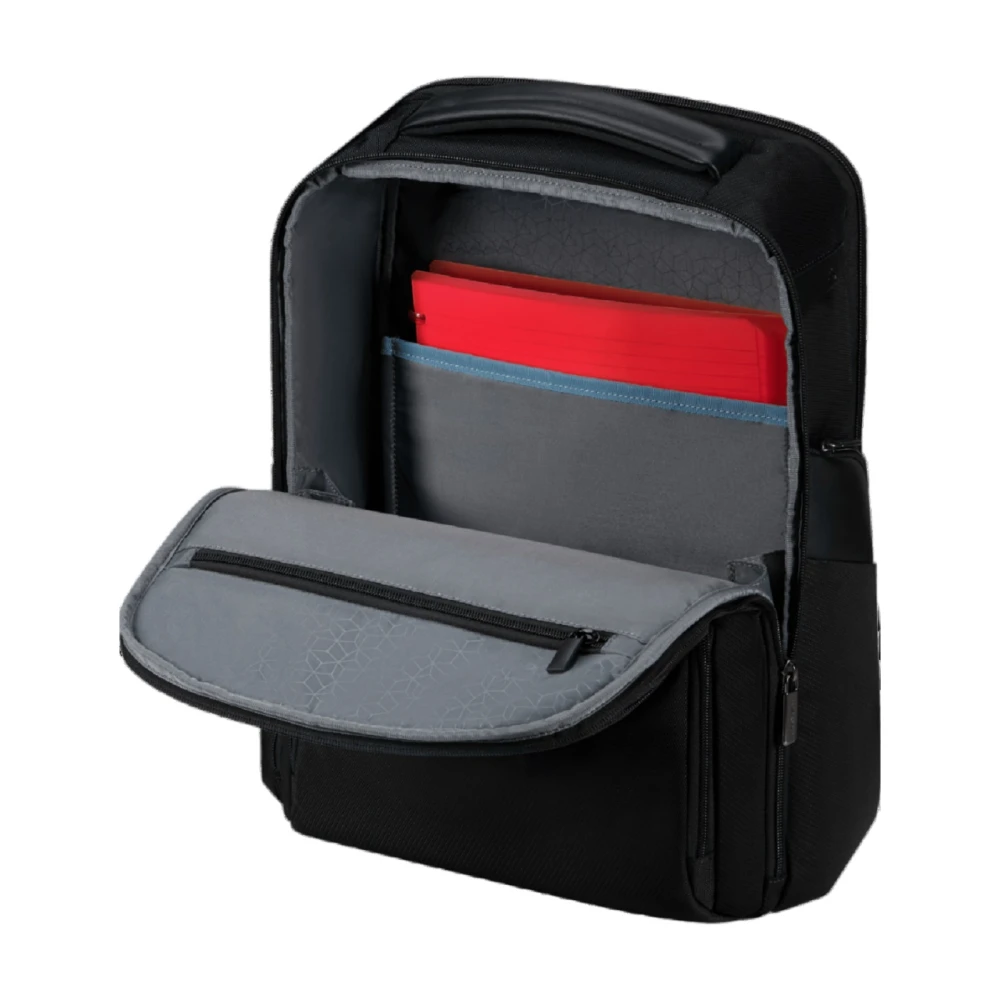 Samsonite Zwarte rugzak met gerecycled PET-stof Black Unisex