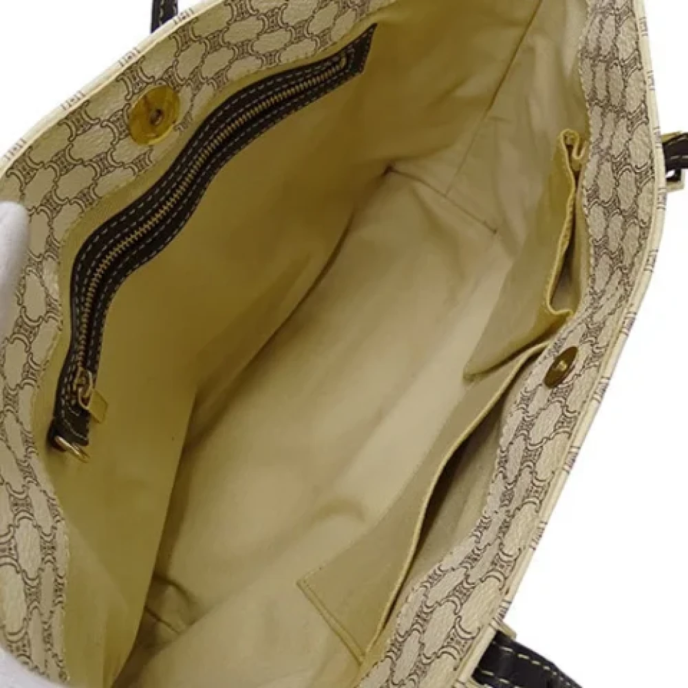 Celine Vintage Pre-owned Plastic celine-bags Beige Dames