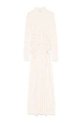 white-cotton-high-neck-dress