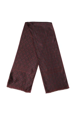 Silk Paisley Foulard Scarf