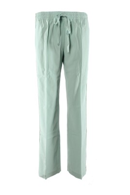 green-crepe-pants-for-women
