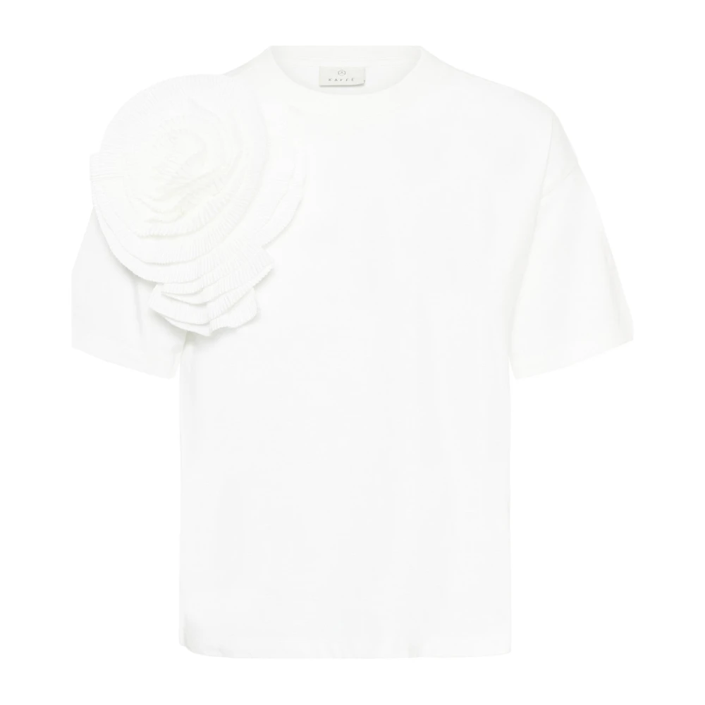 Kaffe Donna Blanc T-Shirt Da Kalynn - Immagine 2