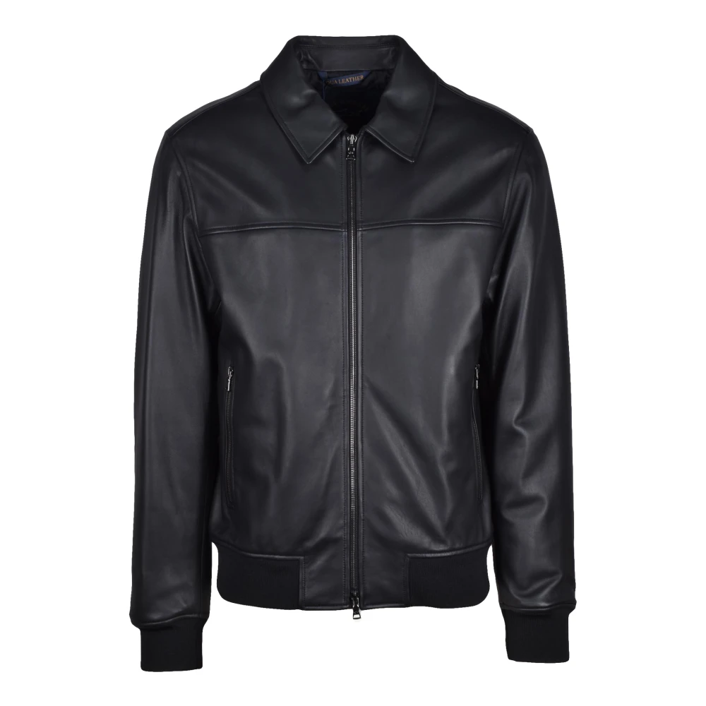 Jackets > Leather Jackets - - Paul & Shark - Modalova