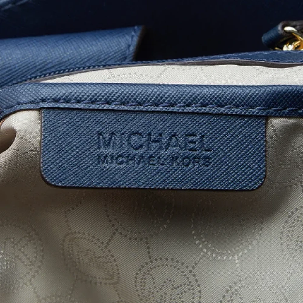 Michael Kors Pre-owned Leather totes Blue Dames