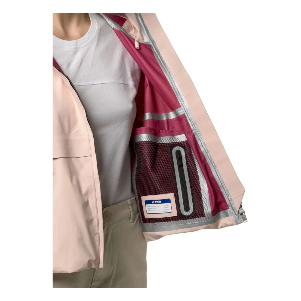 K-way Lichtroze Kinderjas Waterdicht Ademend Pink Dames