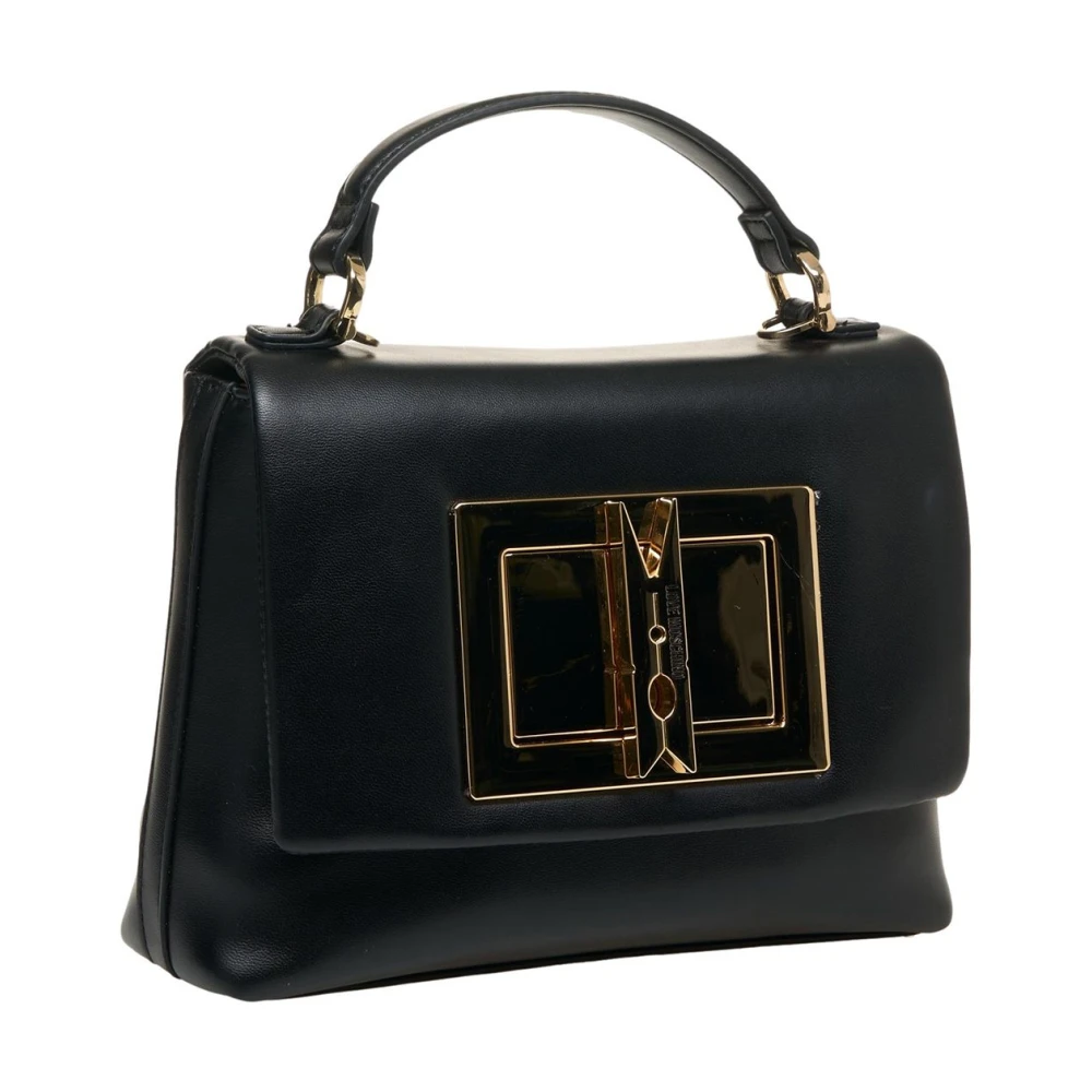 Love Moschino Zwarte Schoudertas met Chic Logo Black Dames