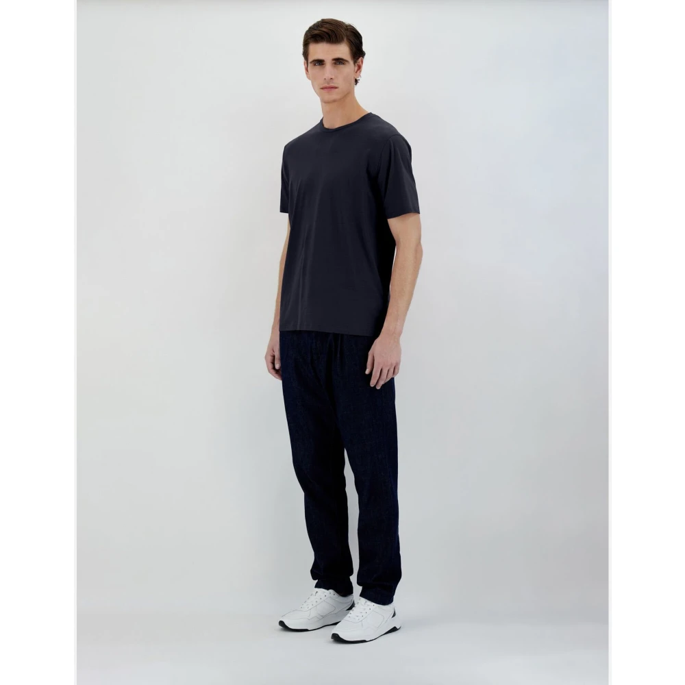 Herno T-Shirts Blue Heren