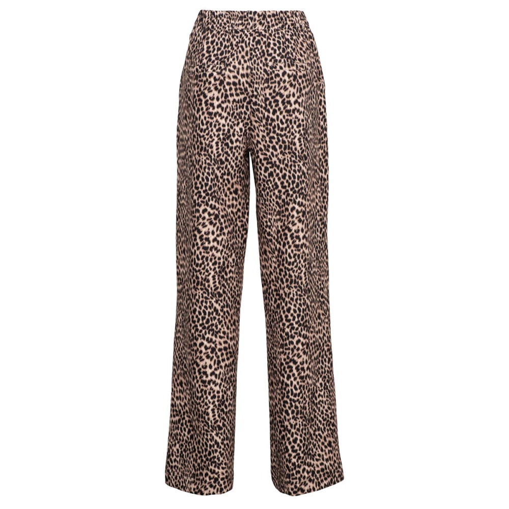 &Co Woman Wijde Broek Zomerse Stijl Black Dames