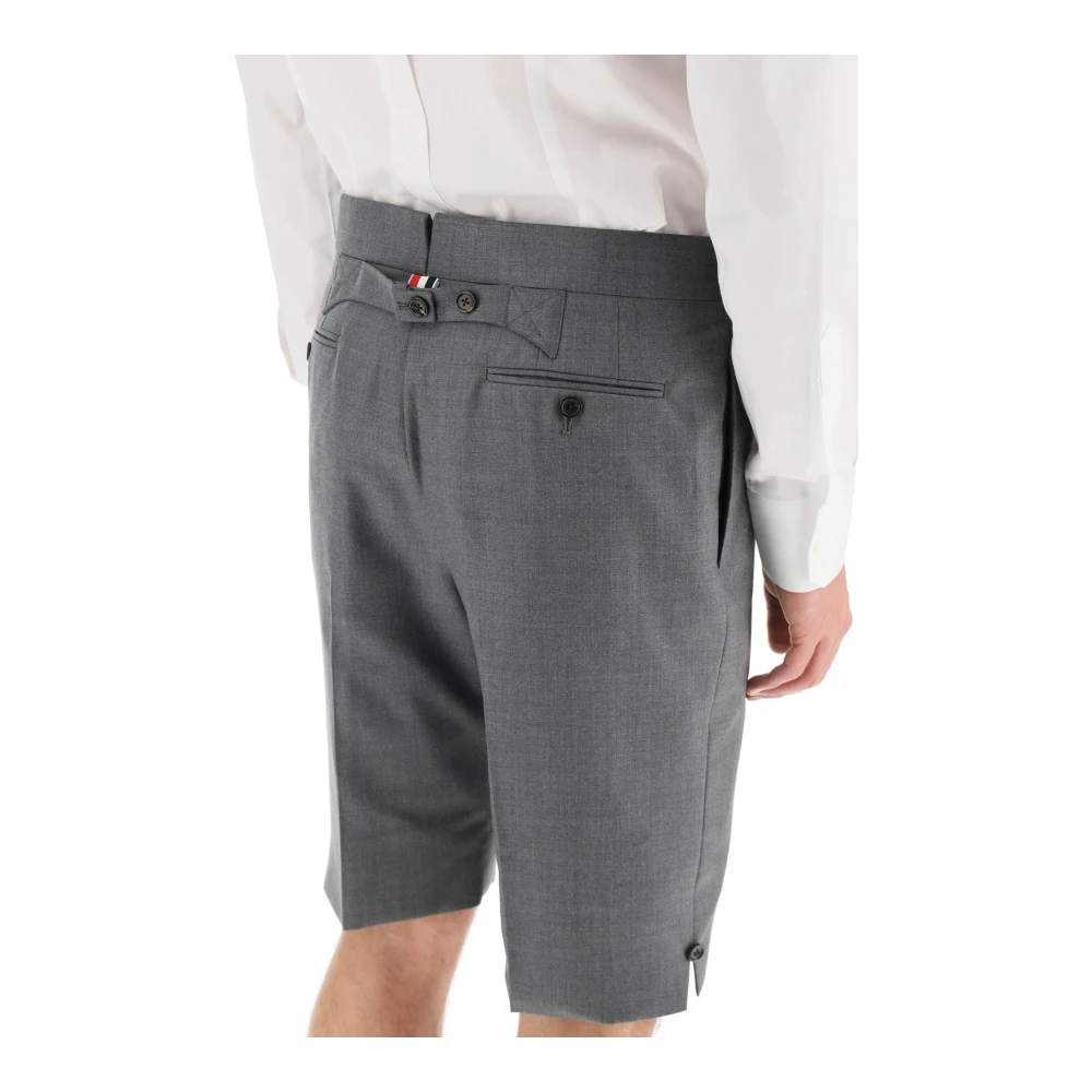 Thom Browne Casual Shorts Gray Heren