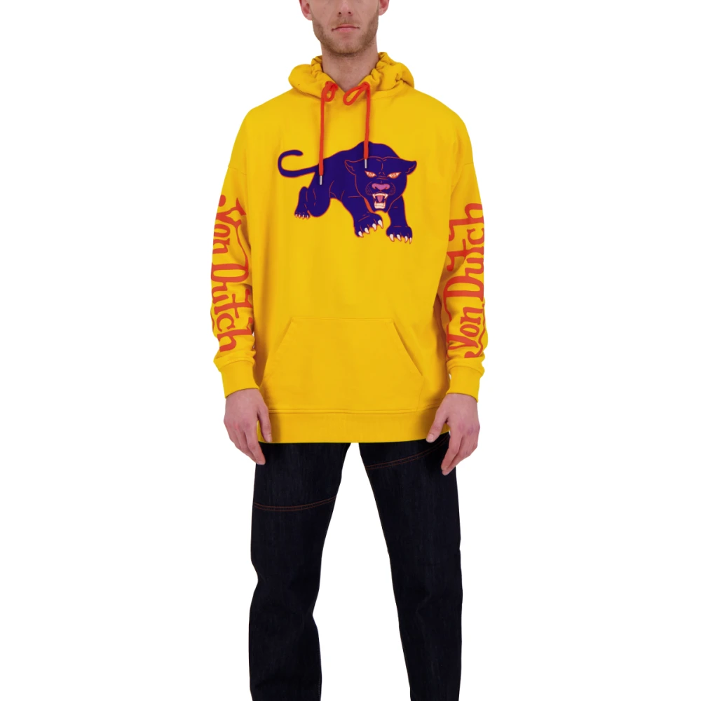 Von Dutch Leaper Lifestyle Hoodie Orange Heren