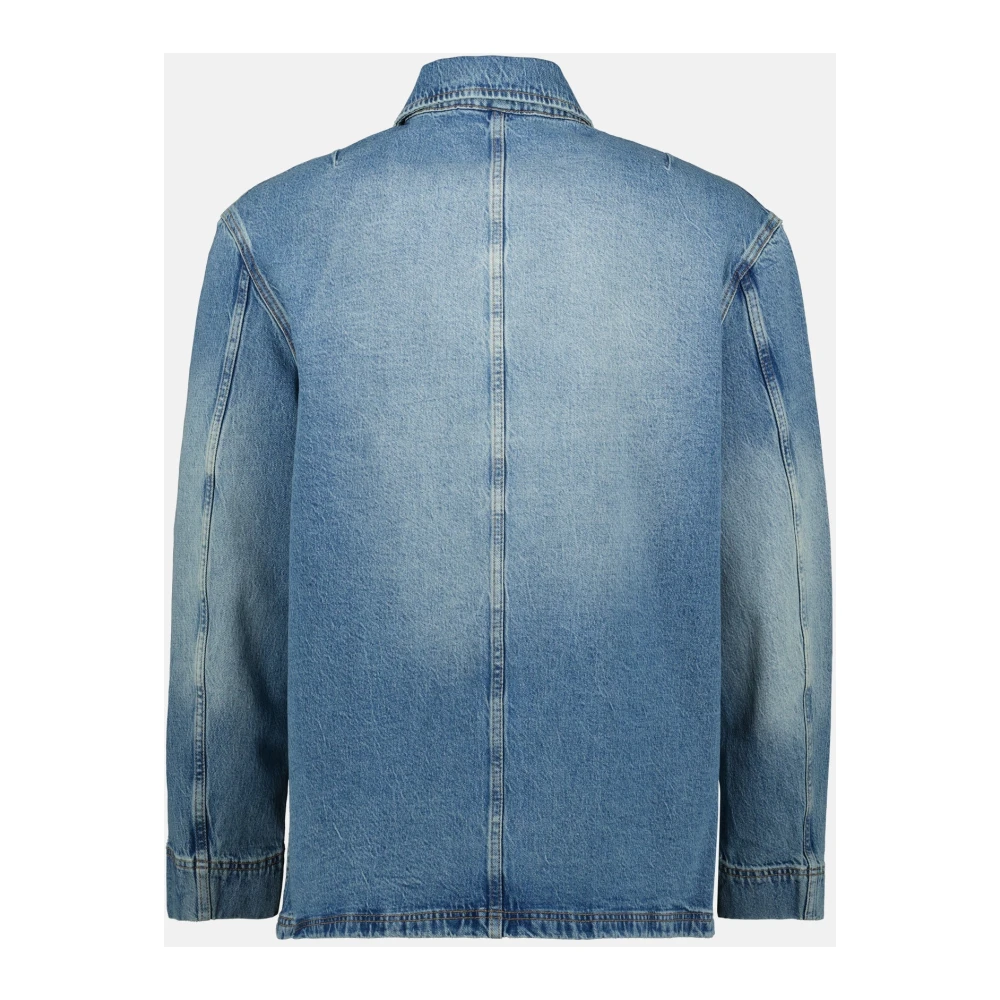 IRO Klassieke Blauwe Denim Jas Blue Heren
