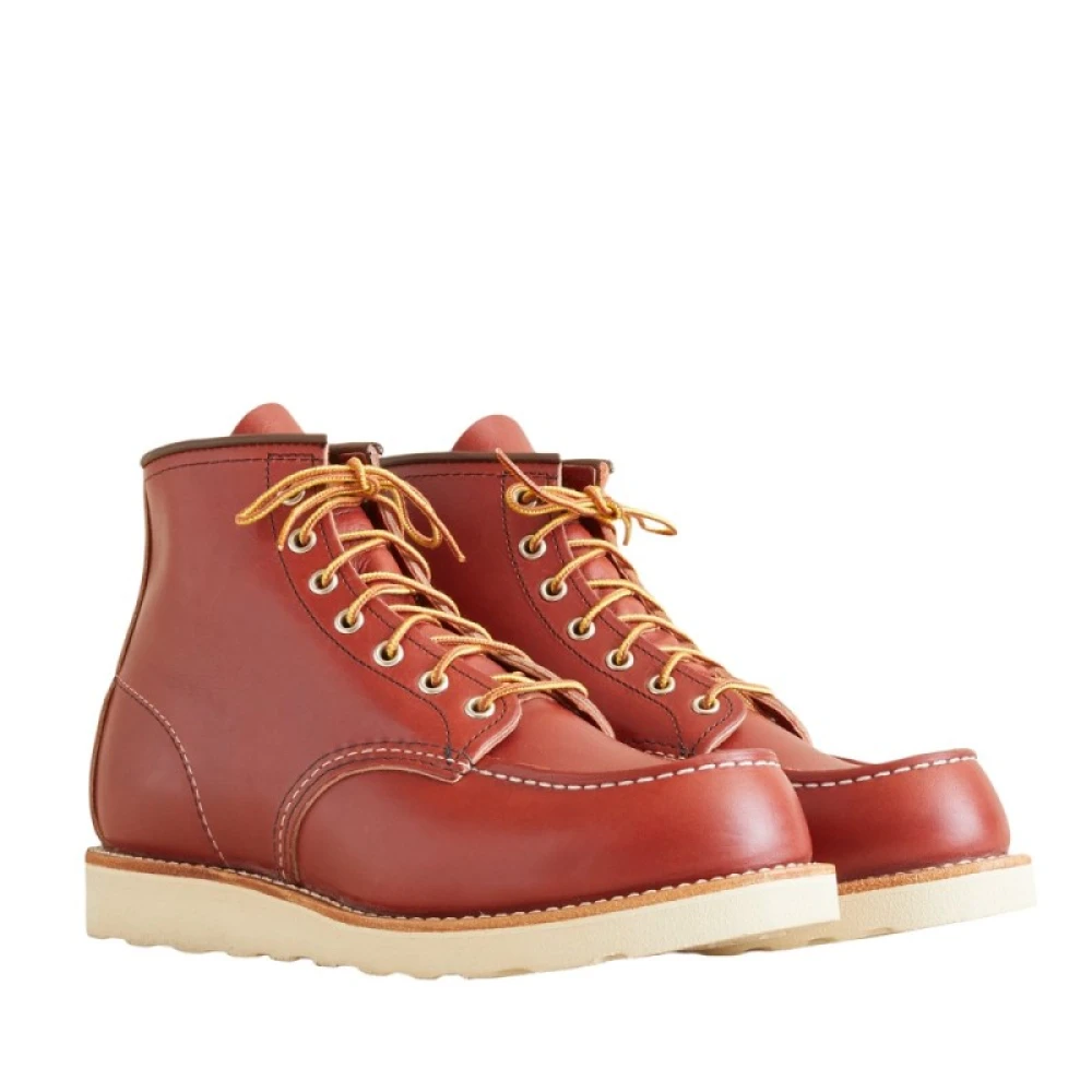 Red Wing Shoes Mannelijk Bruin Moc Toe Boots