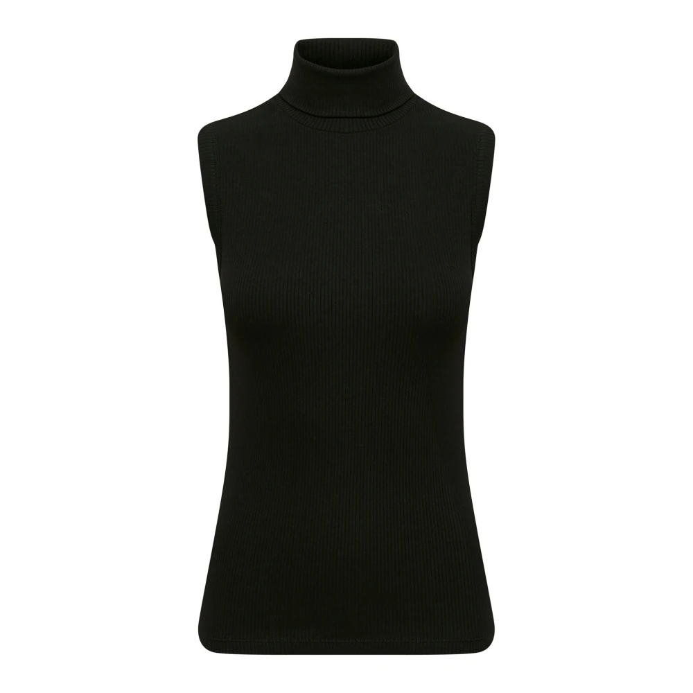 DagnaIW Rollneck Top - Svart