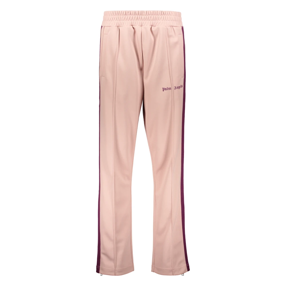 Palm Angels Sportieve Track Pants met Zijstreep Purple Dames