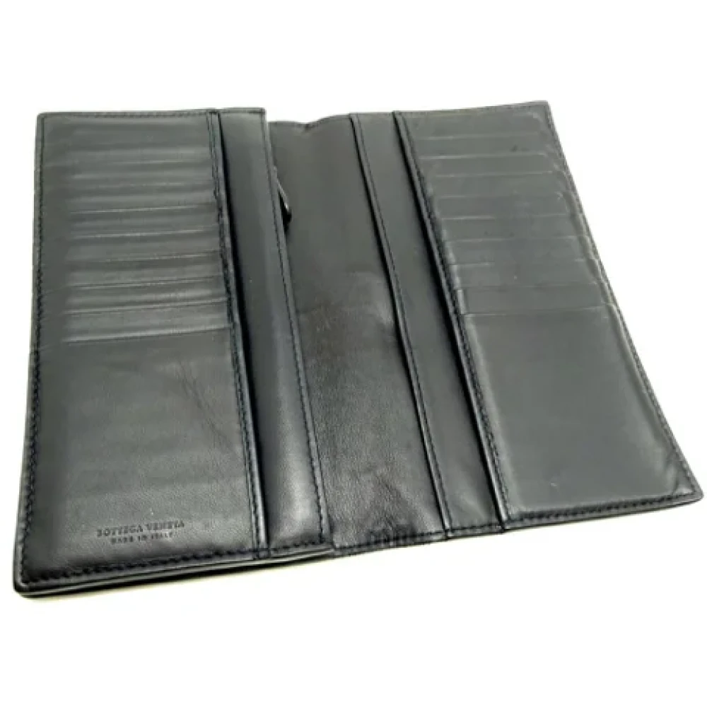 Bottega Veneta Vintage Pre-owned Leather wallets Black Heren